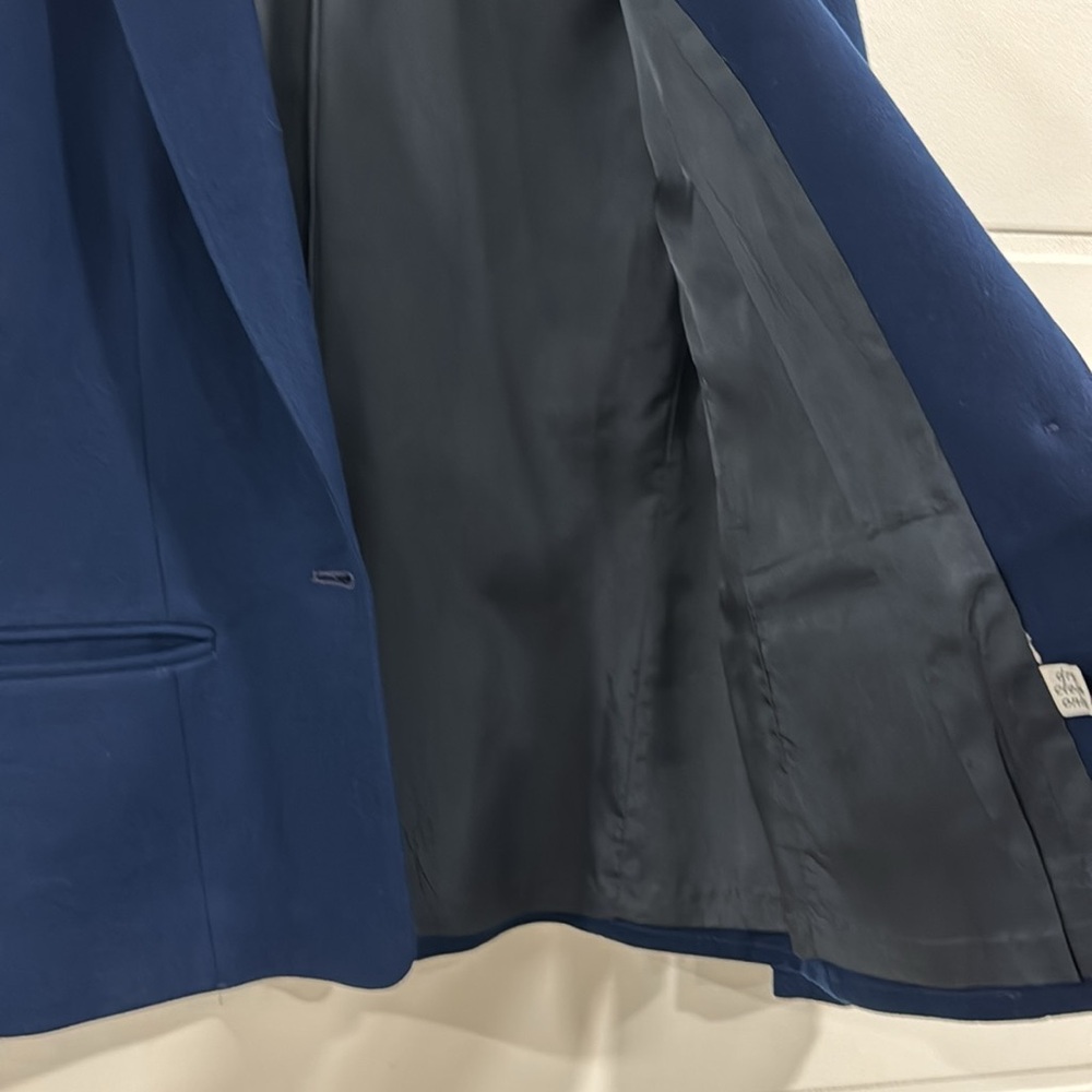 Petite Pendleton 100% Virgin Wool Navy Blazer - image 4